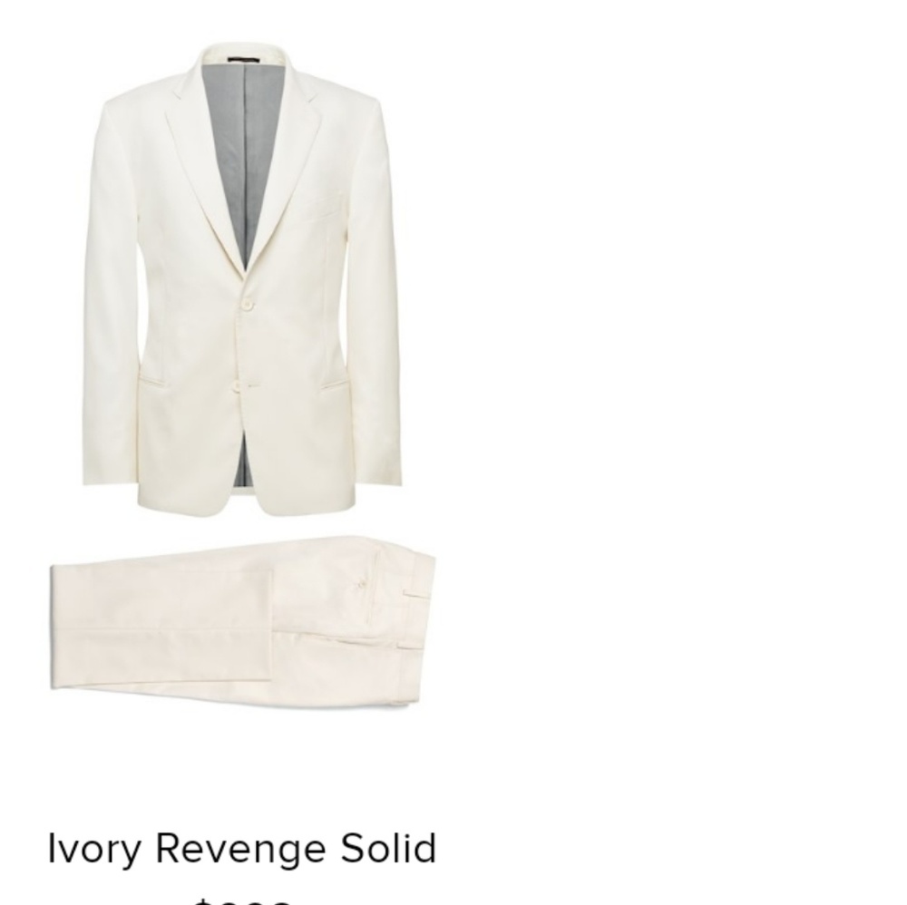 J. Hilburn Super 150s Wool Suit